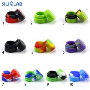 12 colors for 2ml silicone wax container