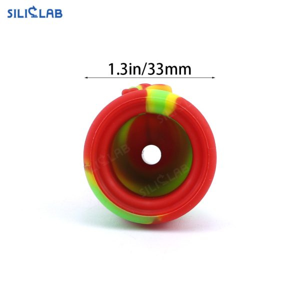 14mm Silicone Flower Herb Bowl for Bong Smoking size