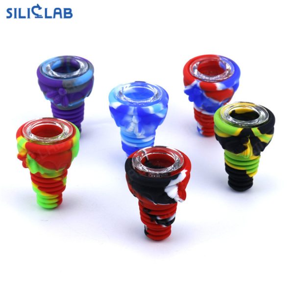 14mm Silicone Flower Herb Bowl for Water Bong Smoking