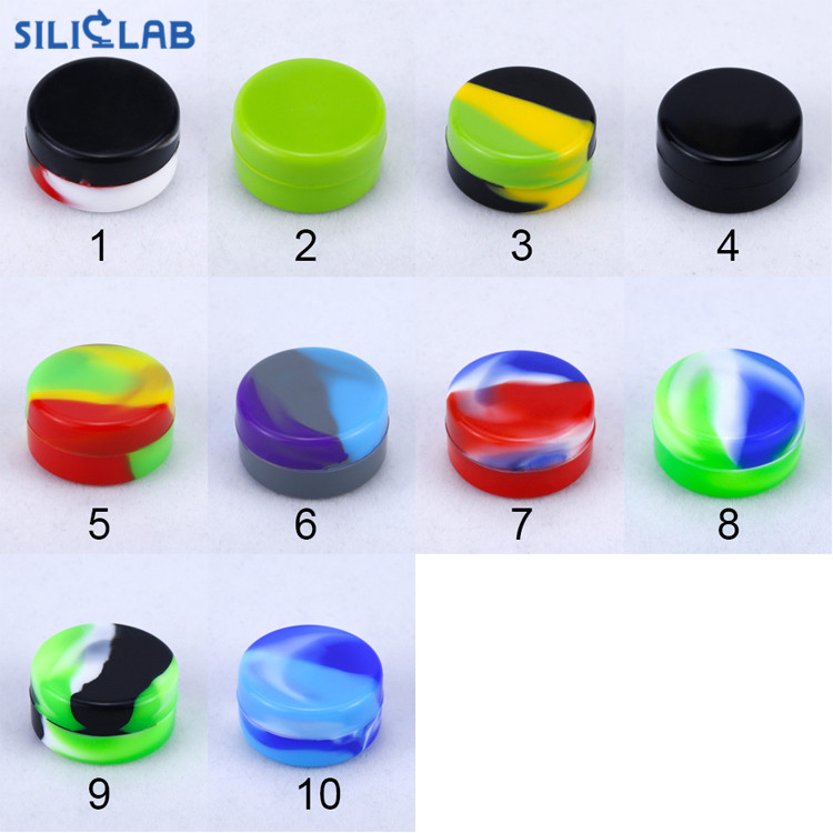 3ml silicone jar color chart