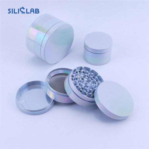 Mermaid colored Zinc alloy grinder