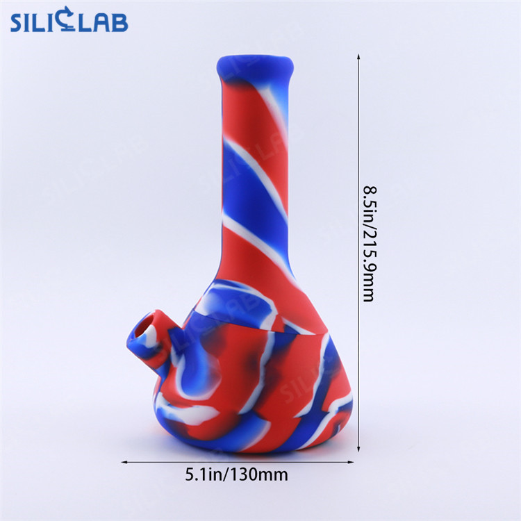 chunky silicone bong - size