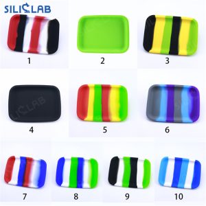 smoking accessories silicone trays colors