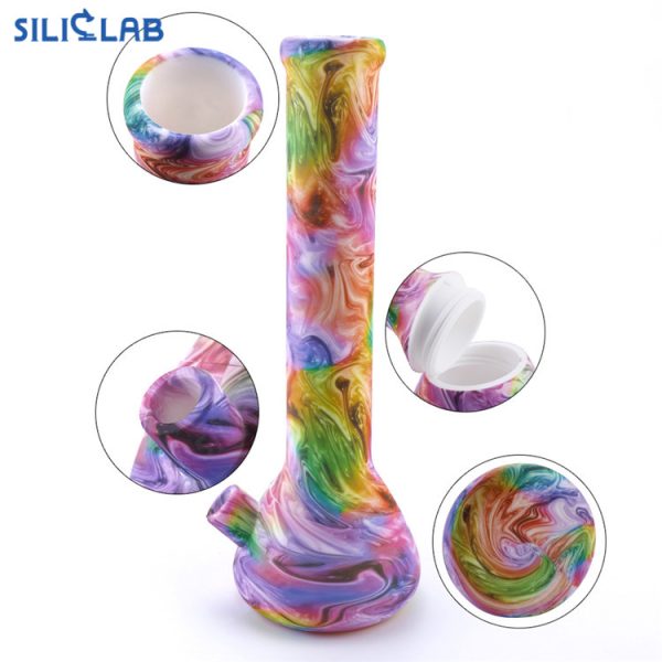 2 pieces beaker bong silicone 14 inches