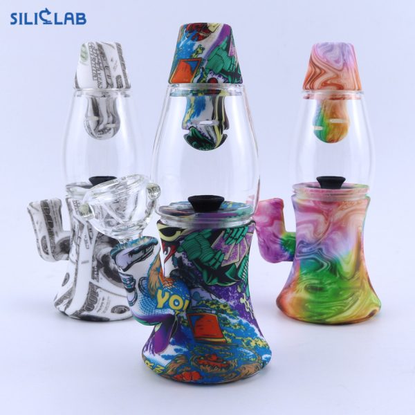 Fountain silicone bong