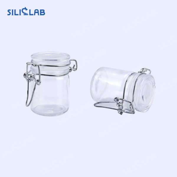 Smell proof jars with hinged lid