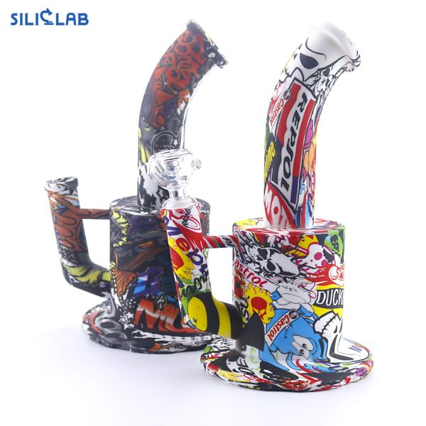 big silicone dab rig