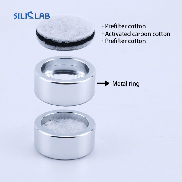 Aluminum Activated Carbon Filter Bong Mouthpiece Siliclab