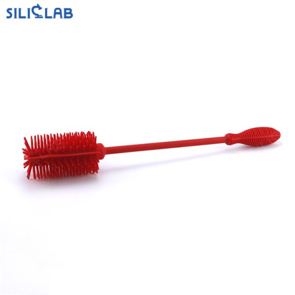 red long brush