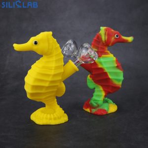 seahorse silicone bubbler