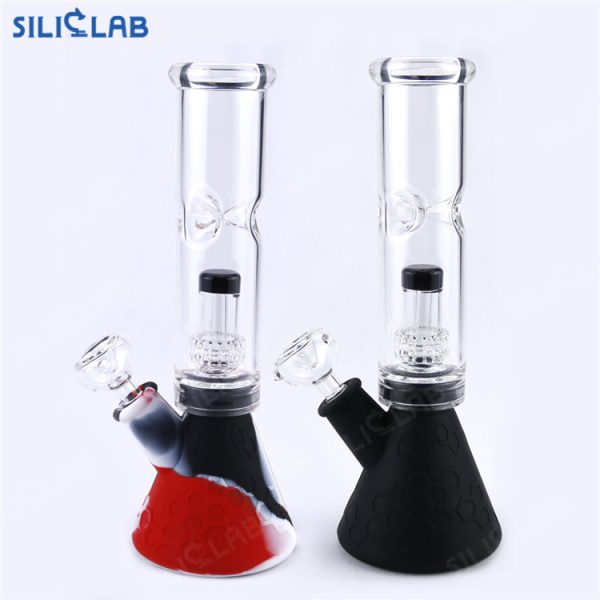 silicone bongs with glass filters