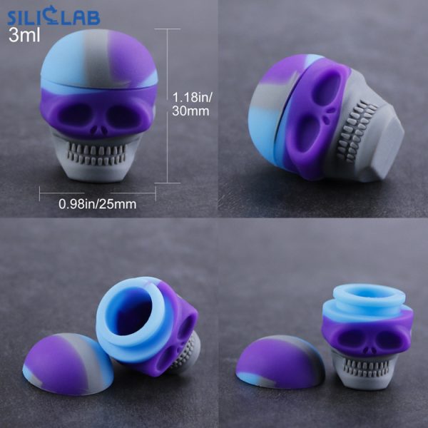 silicone jars dab wax containers