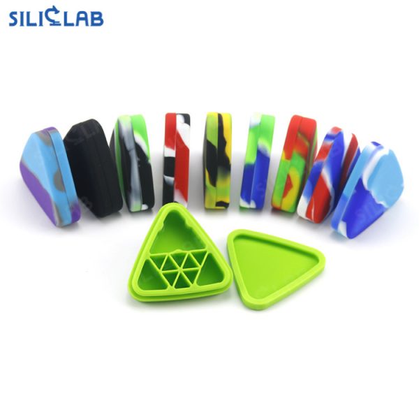 silicone wax container triangle