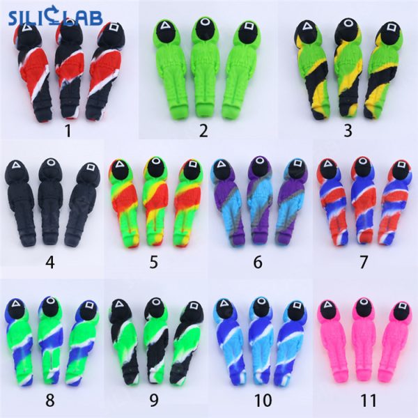 squid game silicone pipes