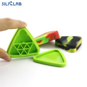 triangle silicone container
