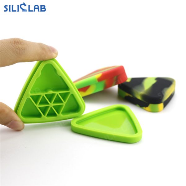 triangle silicone container