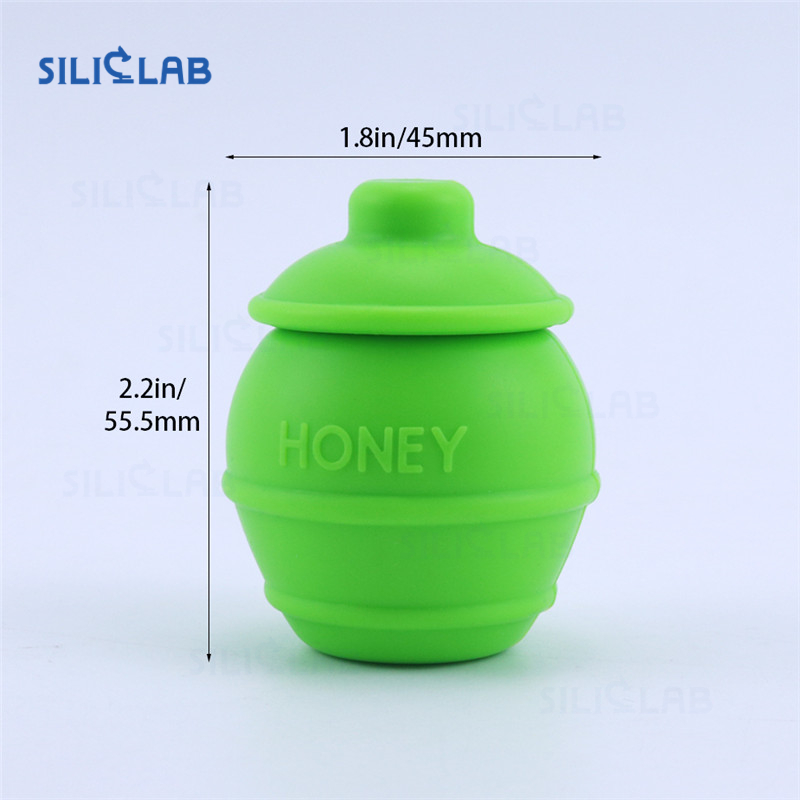 honey pot silicone wax container