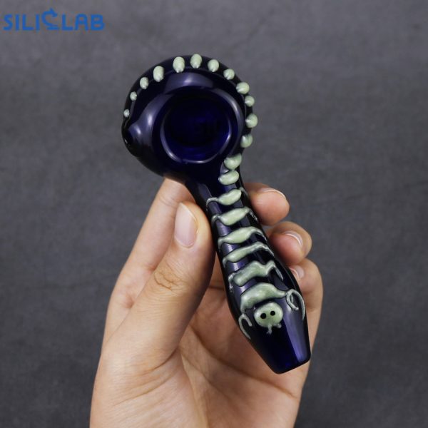 luminous glass pipes