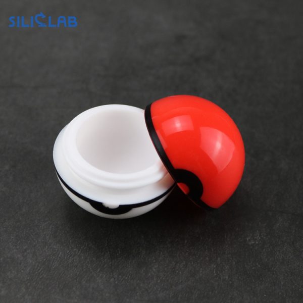 pokeball silicone wax container