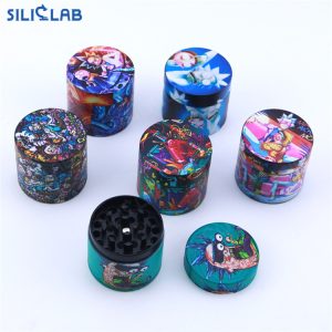 pattern printed herb grinder