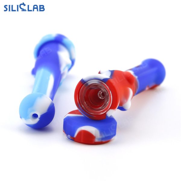 silicone chillum pipe