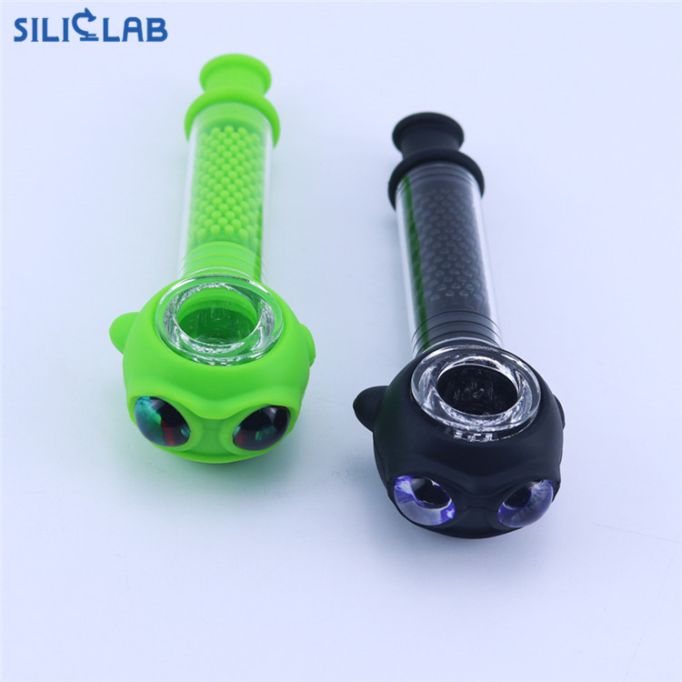 silicone glass hand pipe