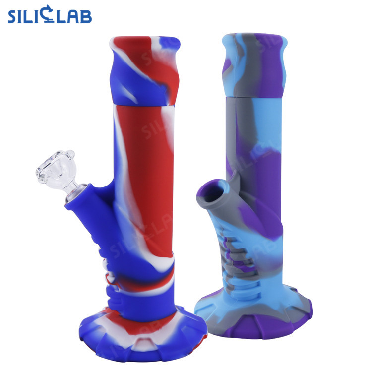Short Silicone Straight Bong