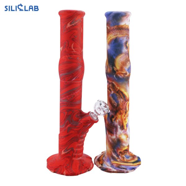 patterned silicone bong