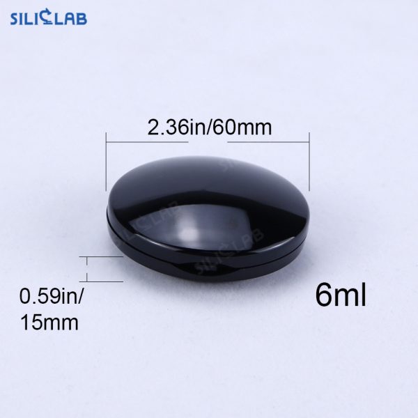 cosmetic plastic silicone dab container