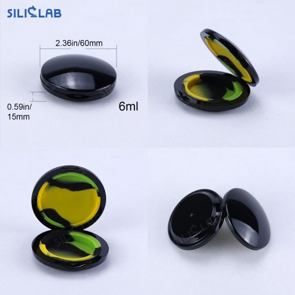 dab wax container mirror shape