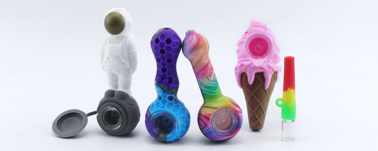 high quality silicone smoking pipe