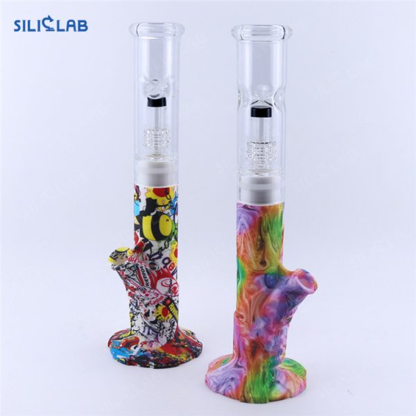 15.6 Inches Portable Silicone Bong