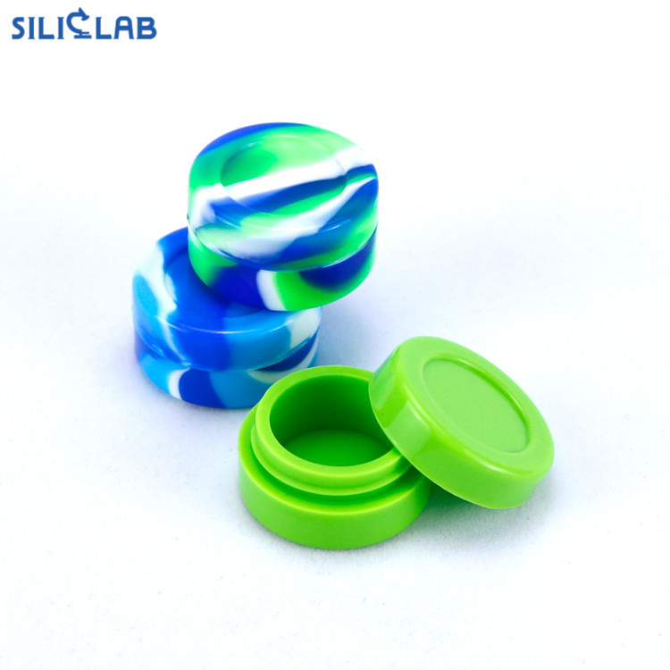 Silicone Dab Container: Extra Large 7 x 7 - 200ml - Rasta