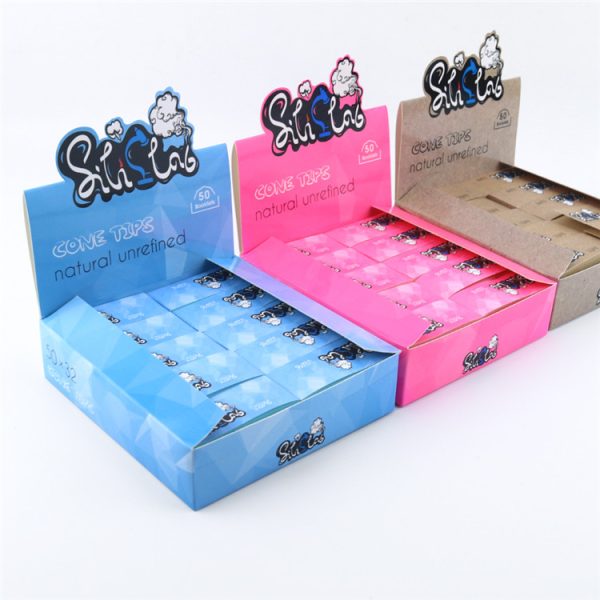 SILICLAB Paper Filter Tips Booklets 50 Pack A Box