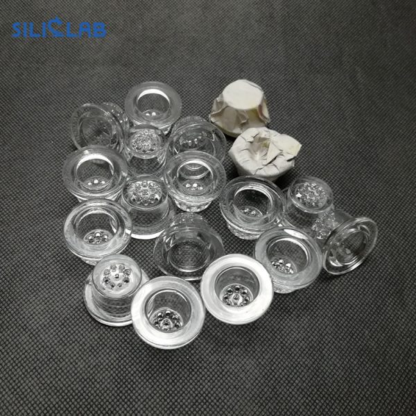 Glass Bowl for Silicone Pipe 9-Hole Replacement