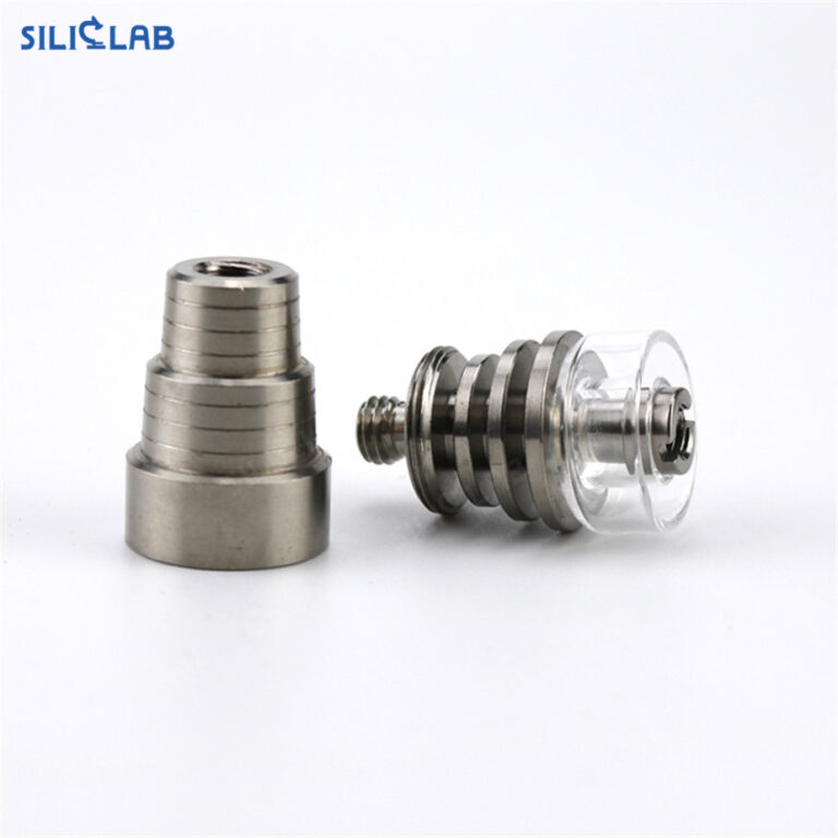 4 IN 1 UNIVERSAL 14MM 18MM TITANIUM NAIL WITH QUARTZ DISH (2)