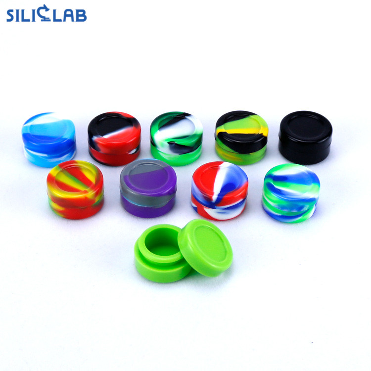ROUND BUTANE SILICONE CONTAINER- 32X18MM - 5ML (5)