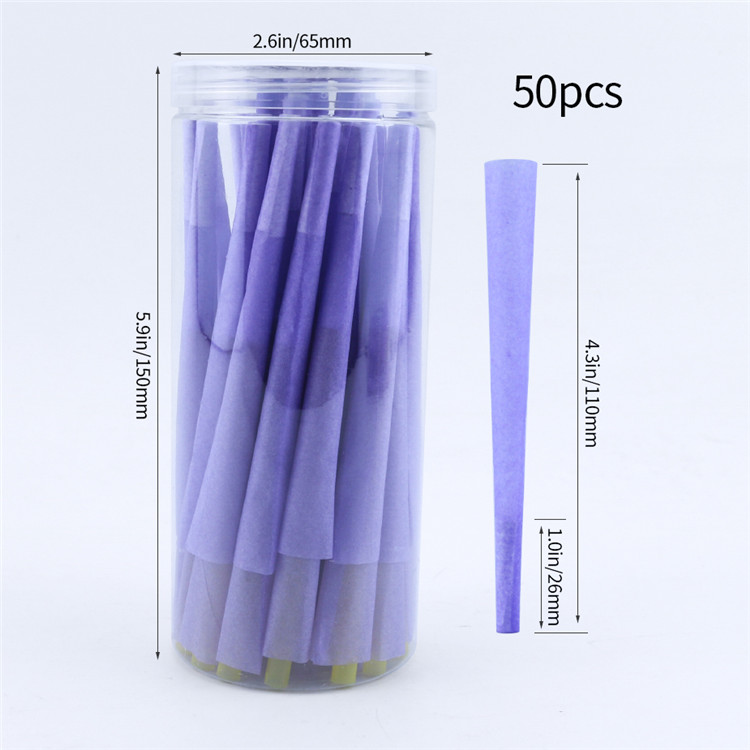 50pcs preroll cones purple (1)
